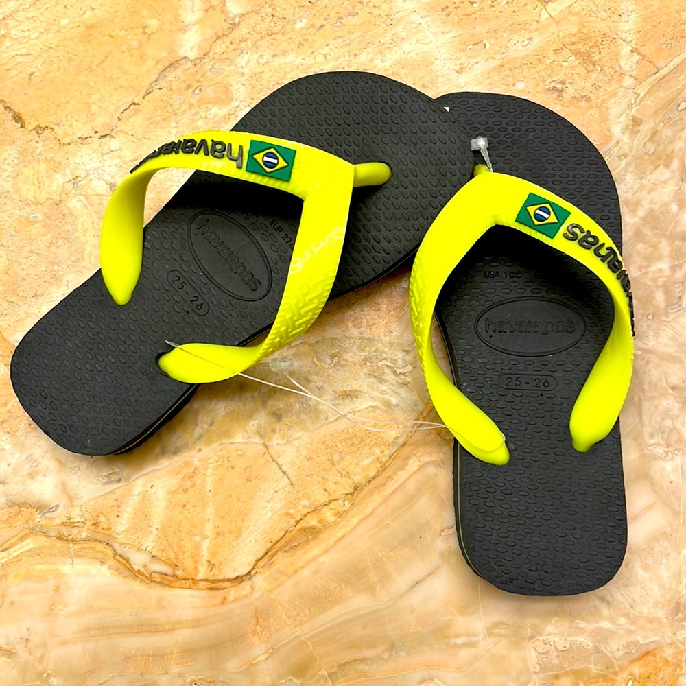 NWT Kids’ Havaianas Brazil Sandals